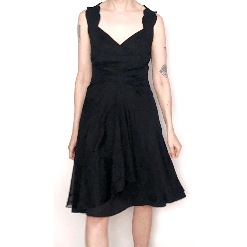 Vintage Y2K CELINE Black Cotton Dress / Size S